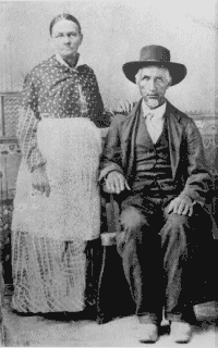 Billy Sparks with his wife, led the wagon train from Butts County Georgia in November of 1878.