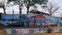 Mural at Idle Hour Park